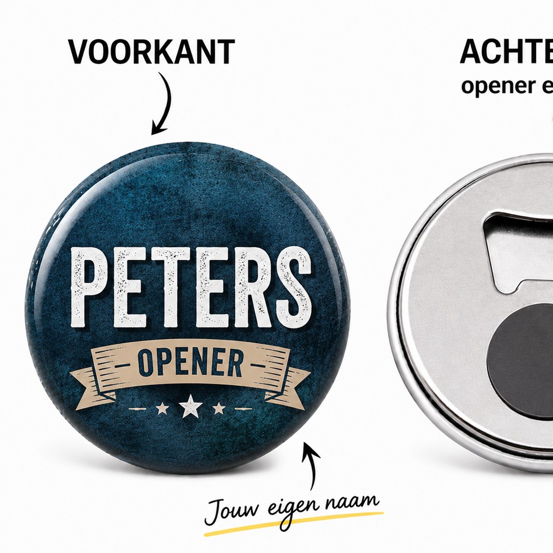 Opener met naam cadeau