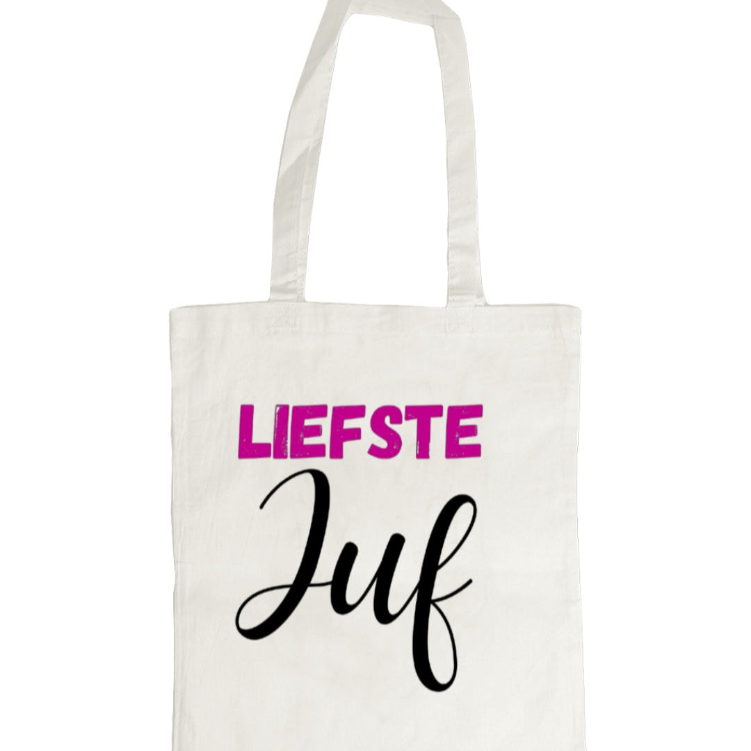 Canvas tas – Liefste juf
