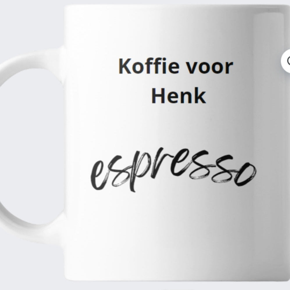 Mok - persoonlijke koffie mok