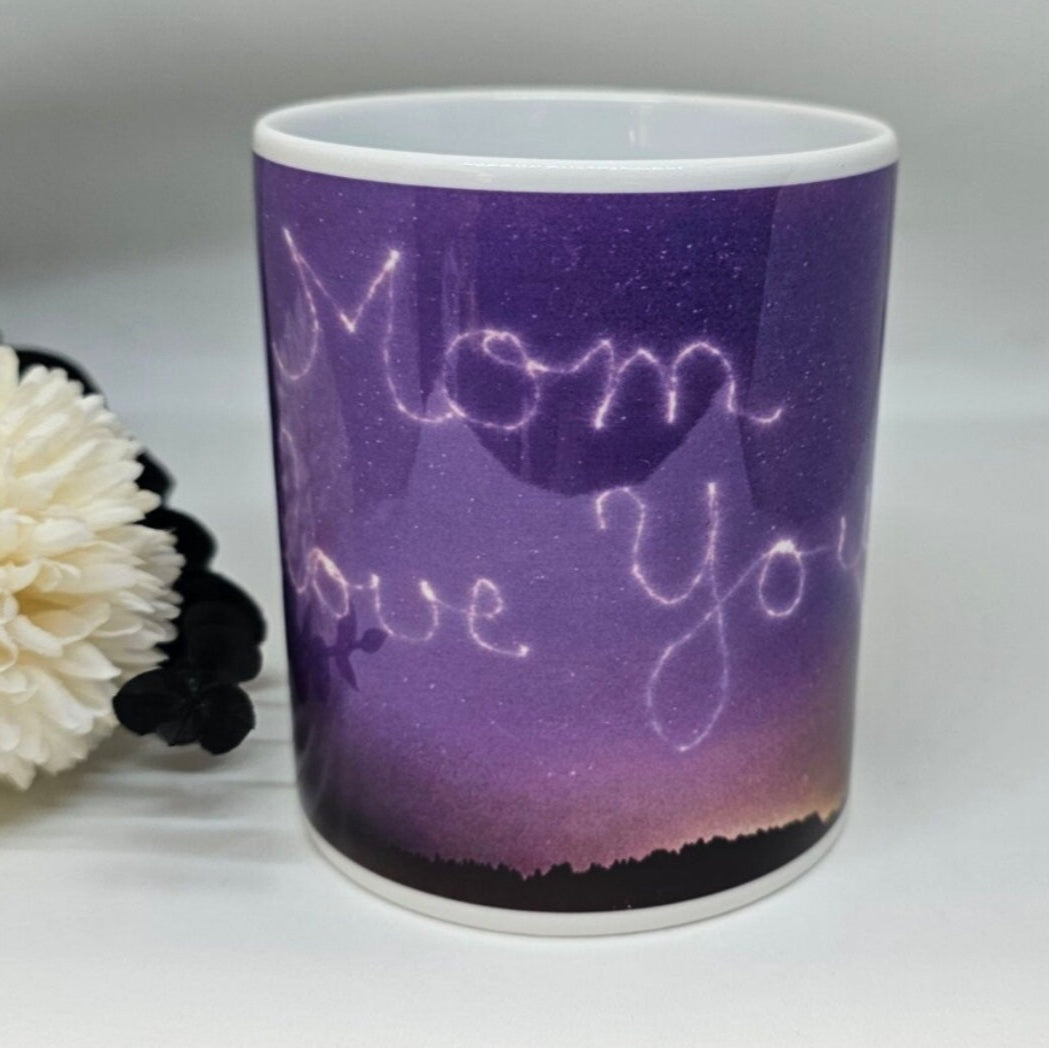 Mok - Moederdag - tekst in de sterren - mom i love you