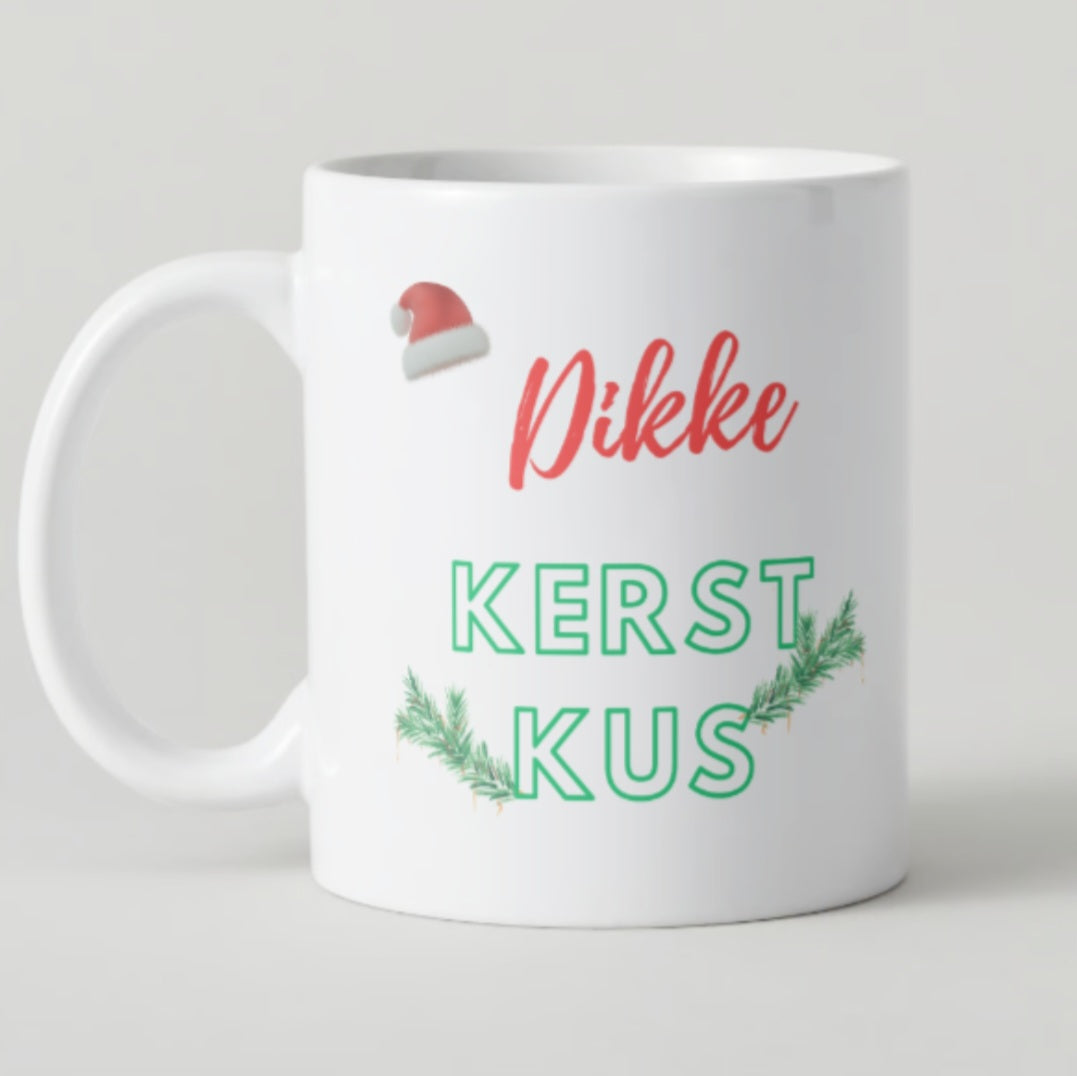 Mok - kerst - Dikke kerst kus - vriendin