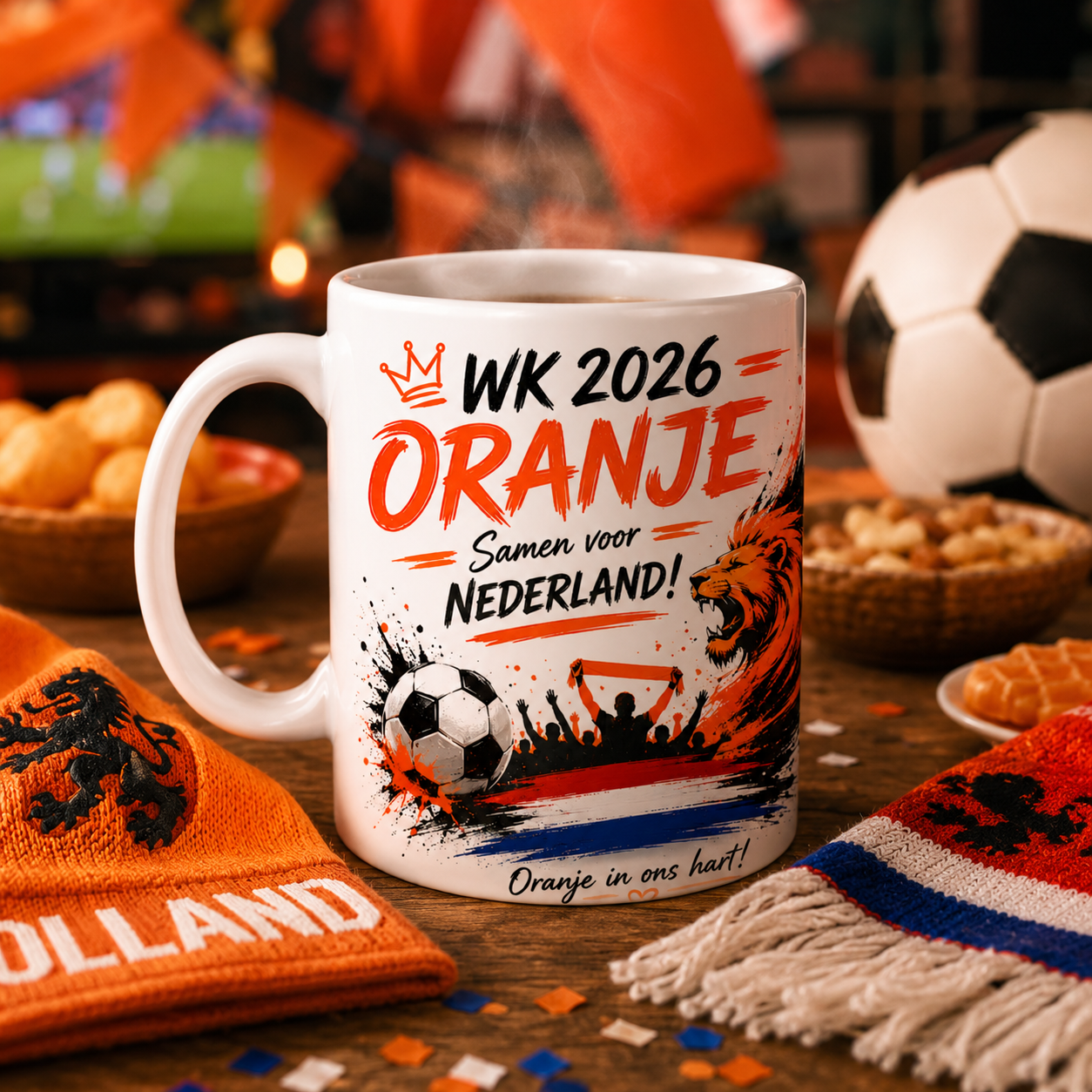 Oranje Supportersmok – Klaar voor het WK 2026!