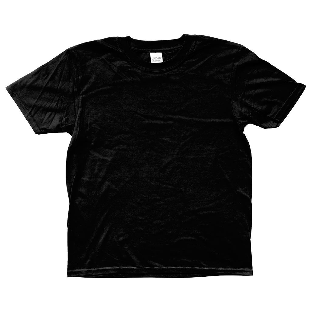 Kinder t-shirt - in kleur- met eigen opdruk. Opdruk op de borst van het t-shirt