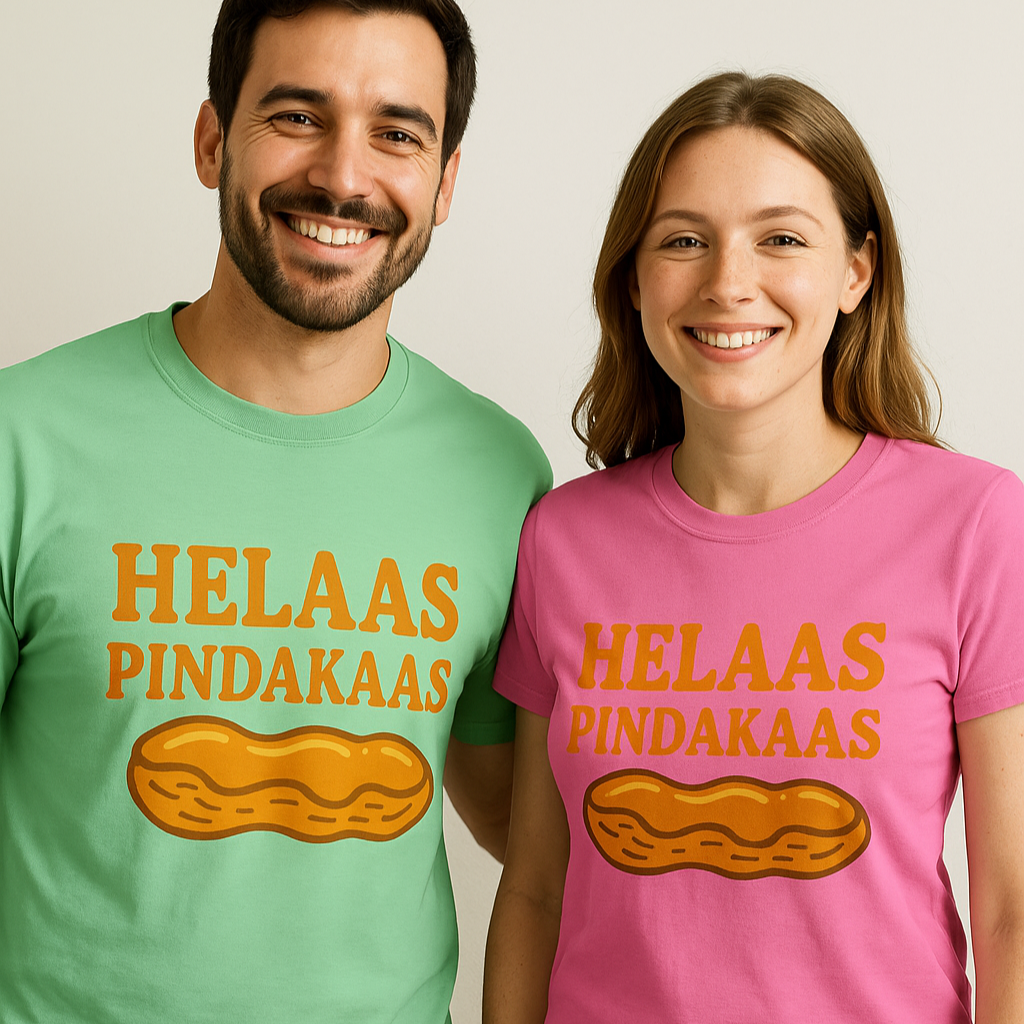 T-shirt “Helaas, pindakaas”