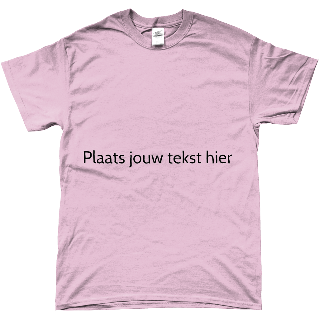 Gepersonaliseerd T-shirt – Ontwerp jouw eigen shirt met tekst | Verschillende maten & kleuren