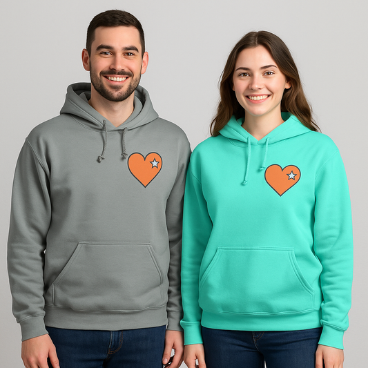 Hoodie ❤️ Heart & Star – Jouw nieuwe favoriet voor elke dag!