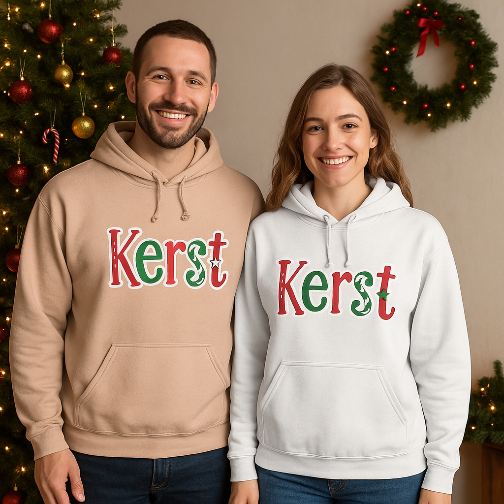 Unisex Hoodie – Kerst | Meerdere kleuren & maten | Volwassenen