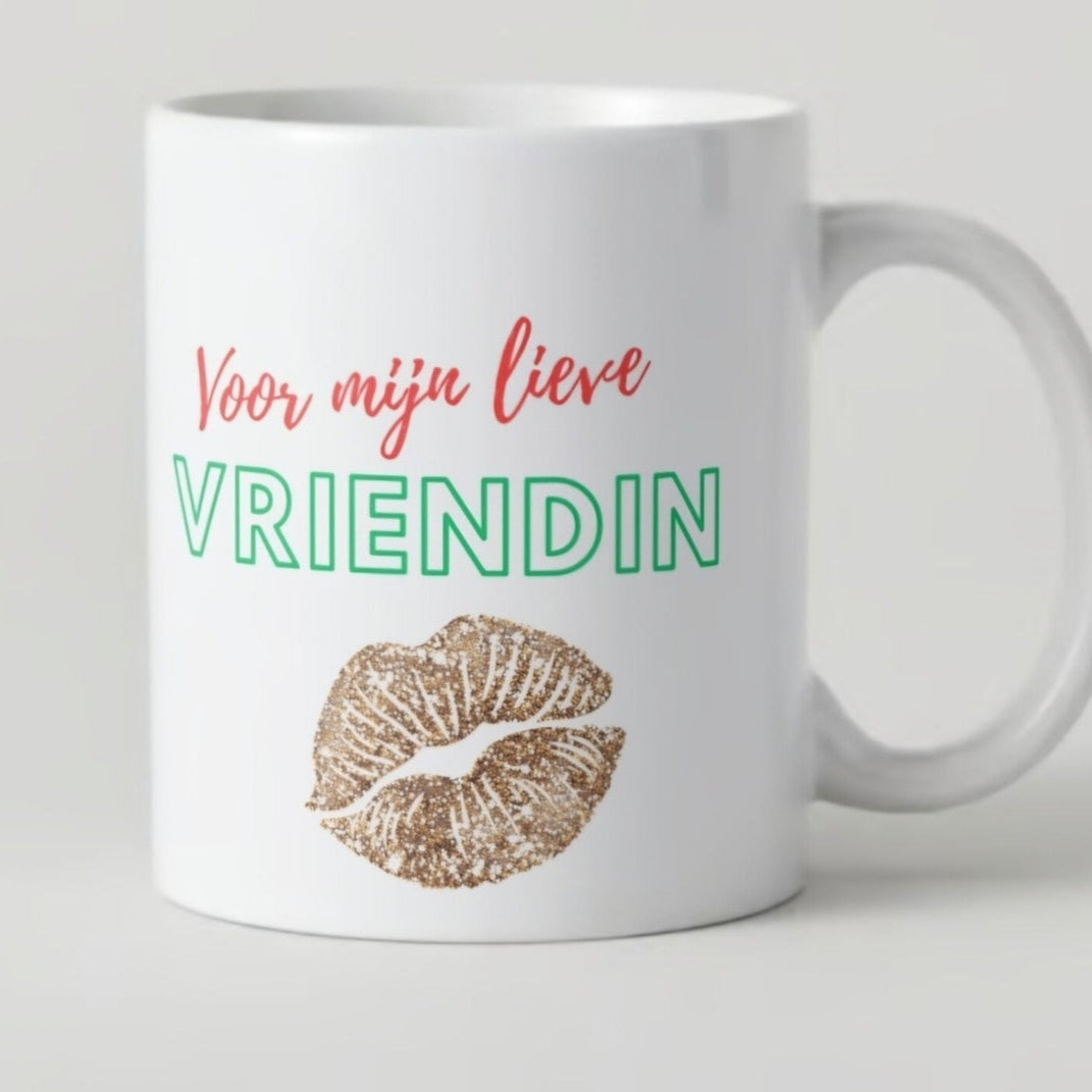 Mok - kerst - Dikke kerst kus - vriendin