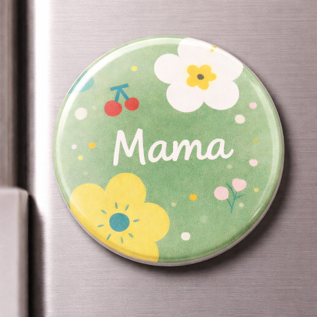 Koelkast magneet “Mama” – 58mm | Lief cadeautje voor moeder