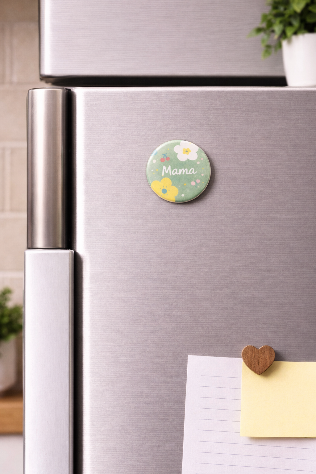 Koelkast magneet “Mama” – 58mm | Lief cadeautje voor moeder