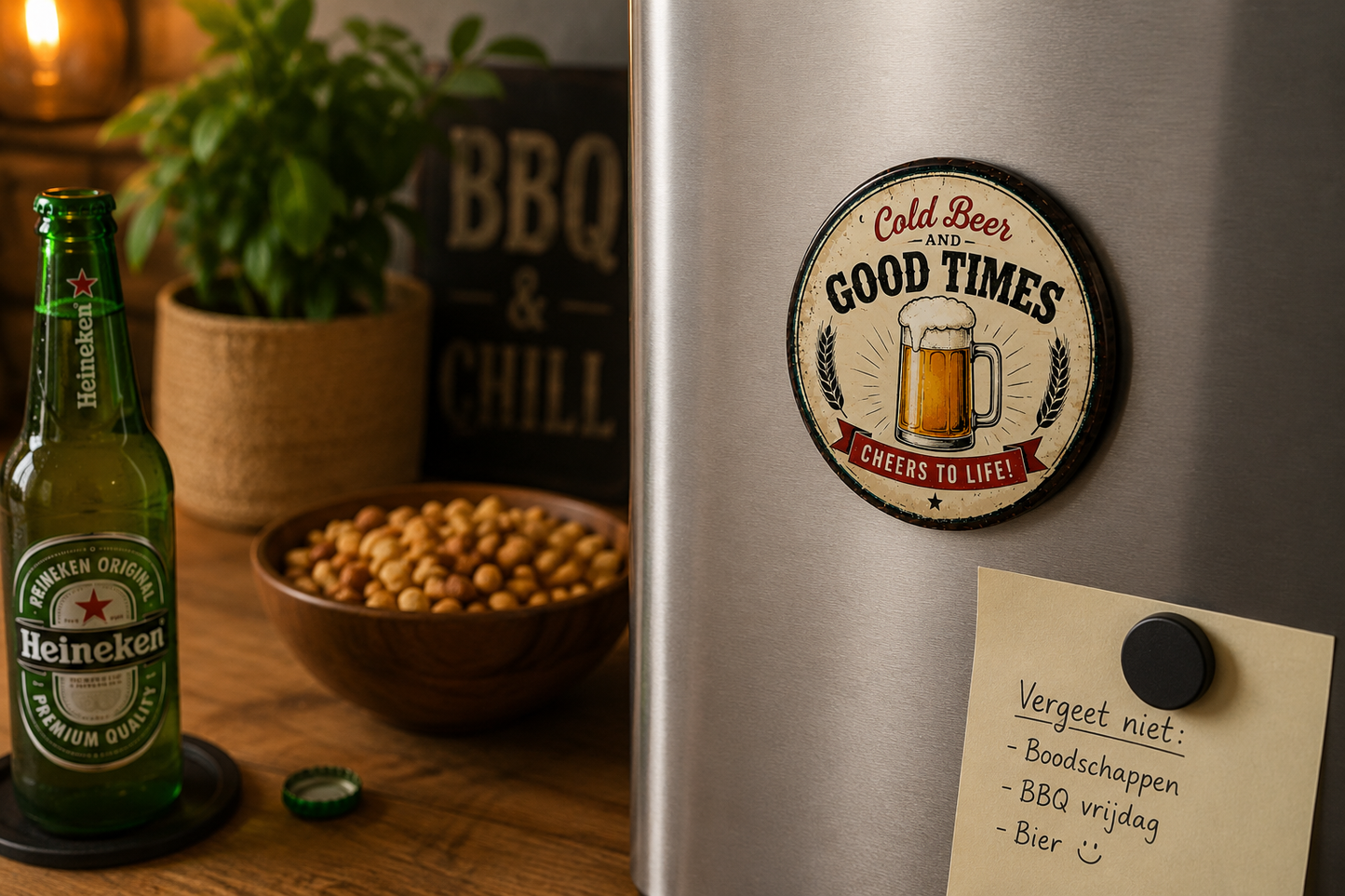 Magnetische Bieropener – Good Friends Good Beer Great Times
