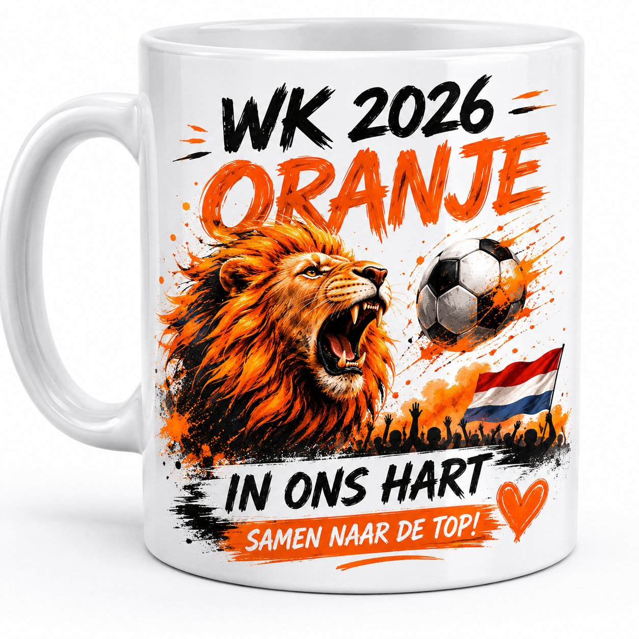 WK 2026 Oranje Mok – In Ons Hart | Supportersmok voor Echte Oranje Fans 🧡⚽🦁