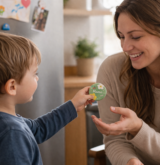 Koelkast magneet “Mama” – 58mm | Lief cadeautje voor moeder