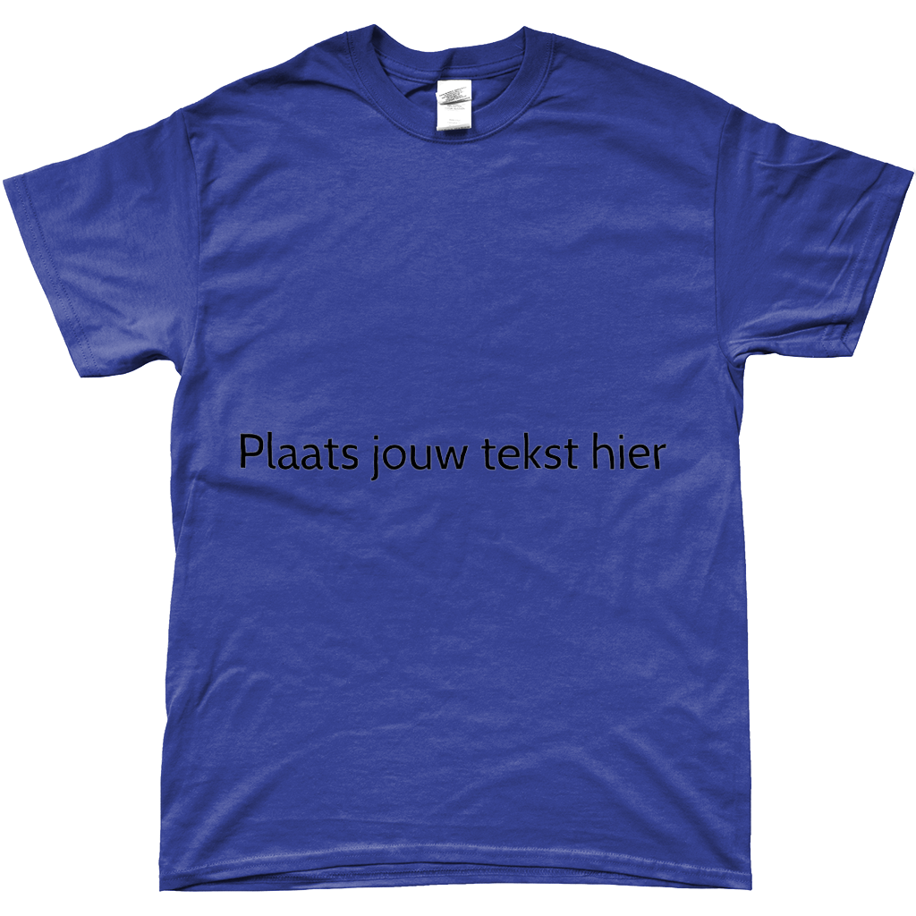 Gepersonaliseerd T-shirt – Ontwerp jouw eigen shirt met tekst | Verschillende maten & kleuren
