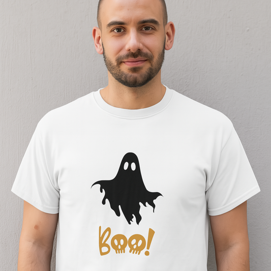 T-shirt - heren - Halloween - BOO