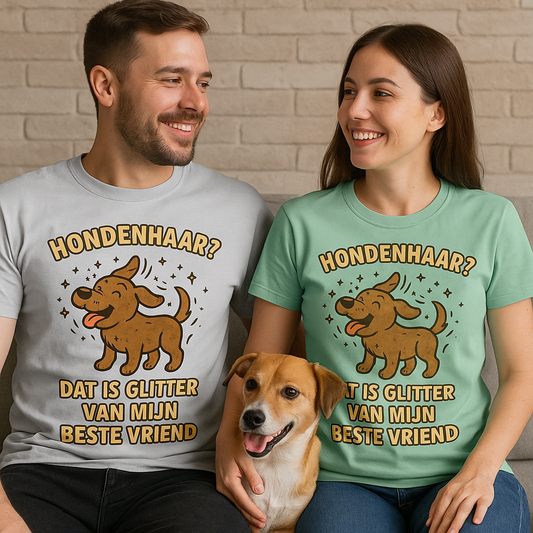 T-shirt - Hondenhaar? Dat is glitter van mijn beste vriend