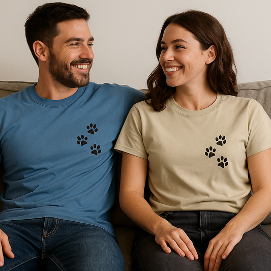 T-shirt met kattenpootjes – subtiel, speels en stijlvol