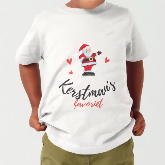 Kerst t-shirt  Kerstman's favorier
