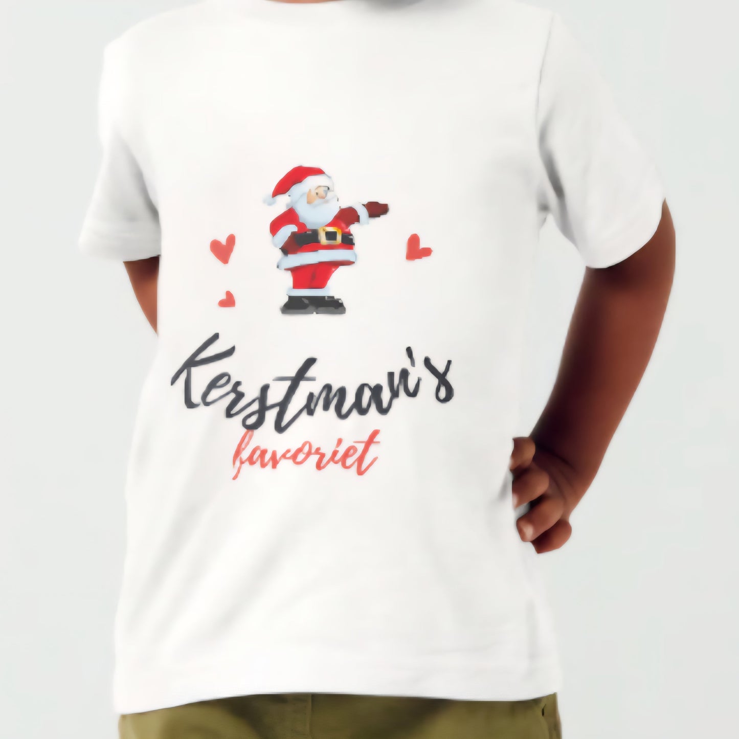 Kerst t-shirt  Kerstman's favorier