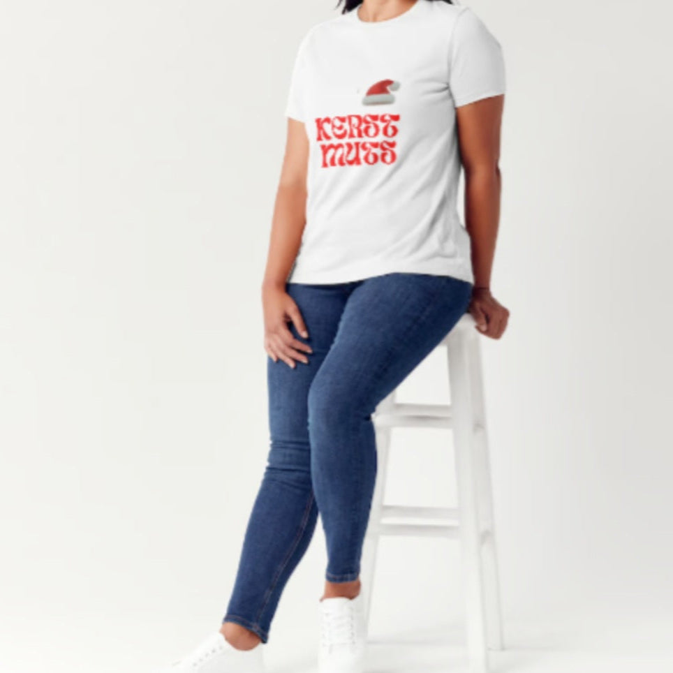 Kerst t-shirt - kerst muts