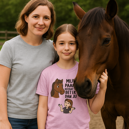T-shirt – Mijn Paard Begrijpt Me Beter Dan Jij | Voor échte paardenliefhebbers