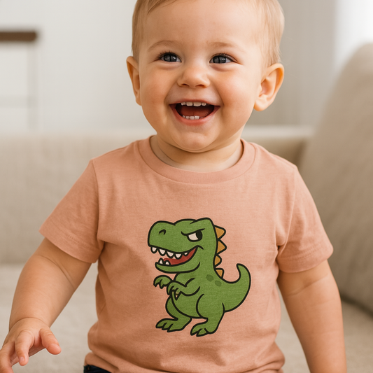 T-shirt “Stoere Dino voor kids”