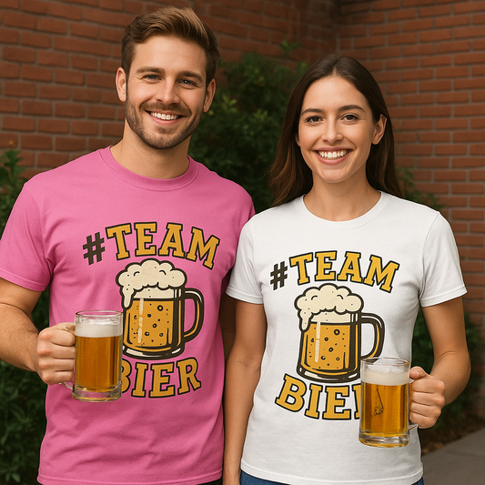 T-shirt #team bier – Voor de échte liefhebber!